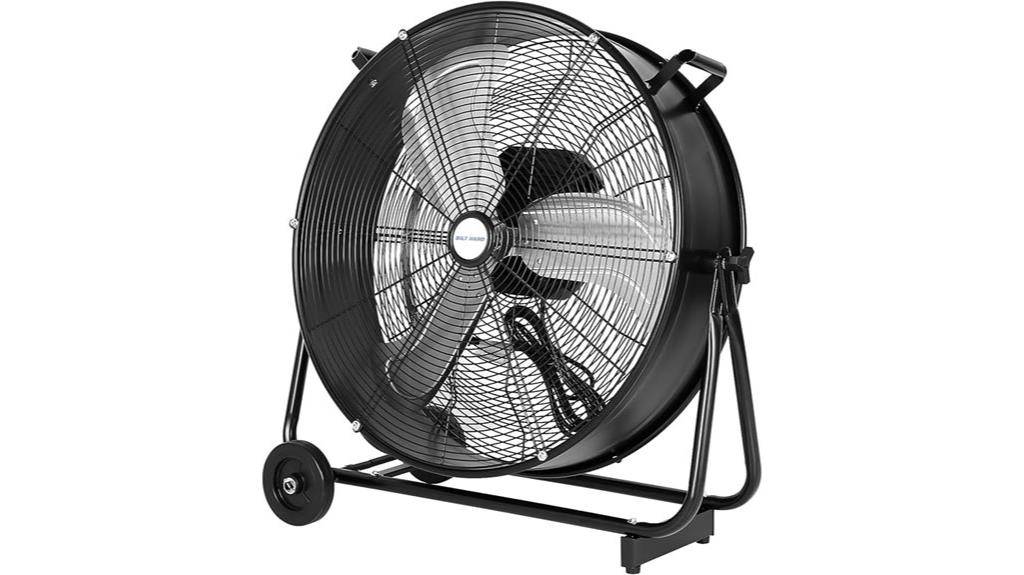 24 inch variable speed drum fan