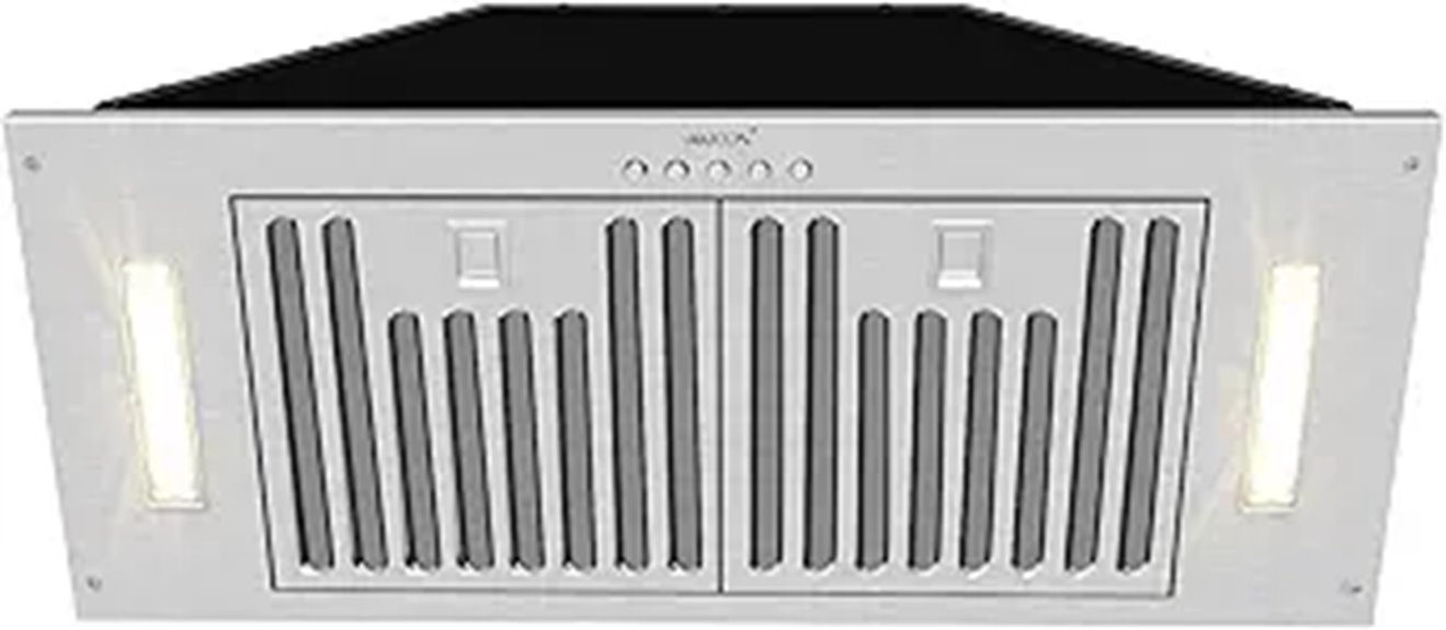 30 inch range hood insert