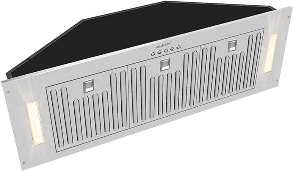 36 inch stainless steel vent