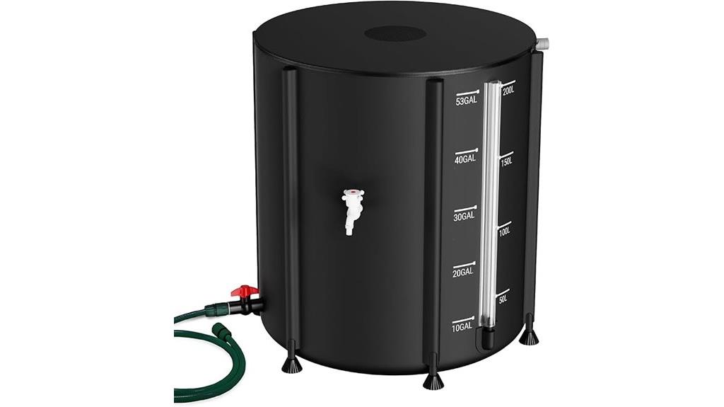 53 gallon rainwater collection system