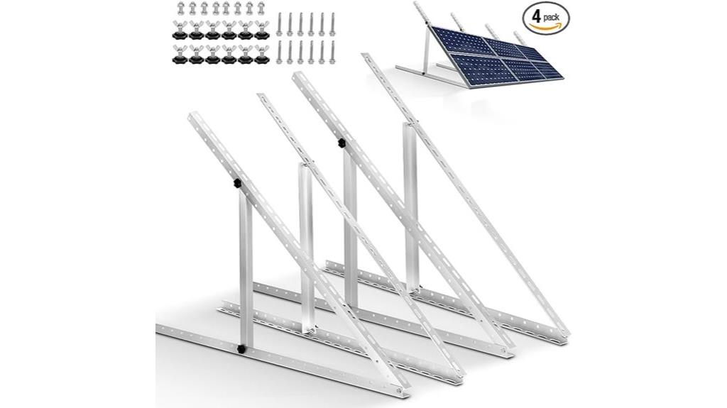 adjustable 45 inch solar mounts