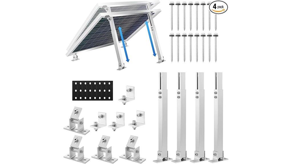 adjustable aluminum solar brackets