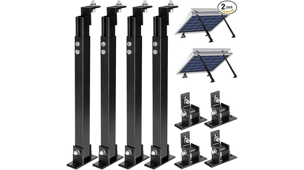 adjustable aluminum solar mount