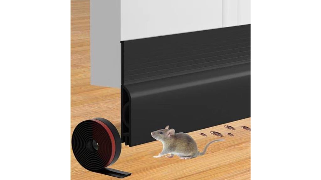 adjustable door draft seal
