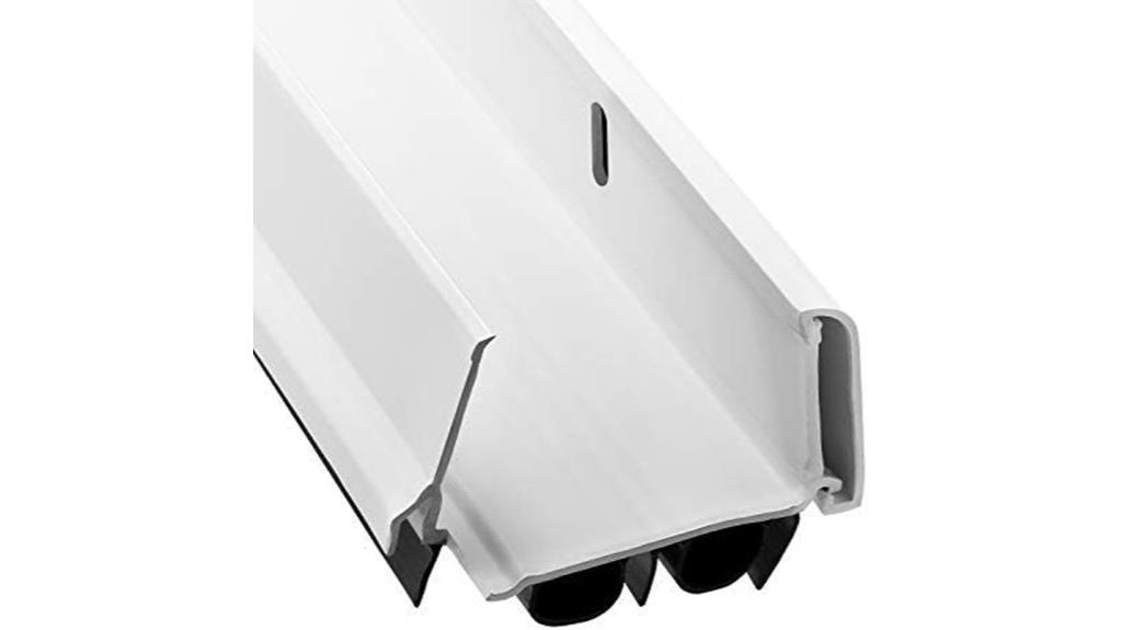 adjustable white door sweep