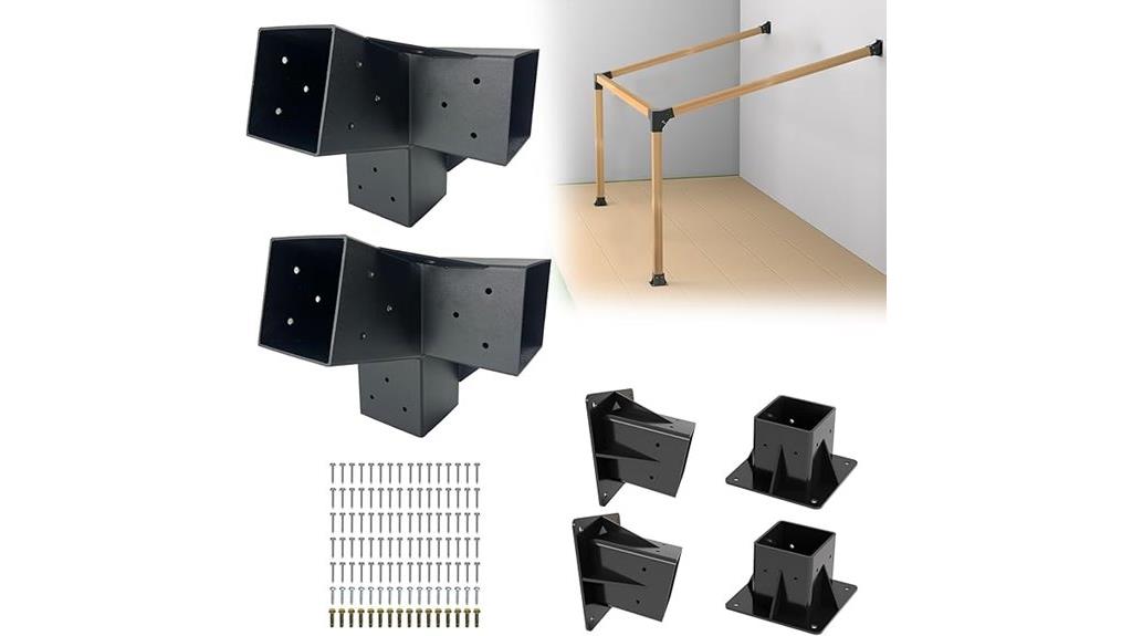 angled pergola kit