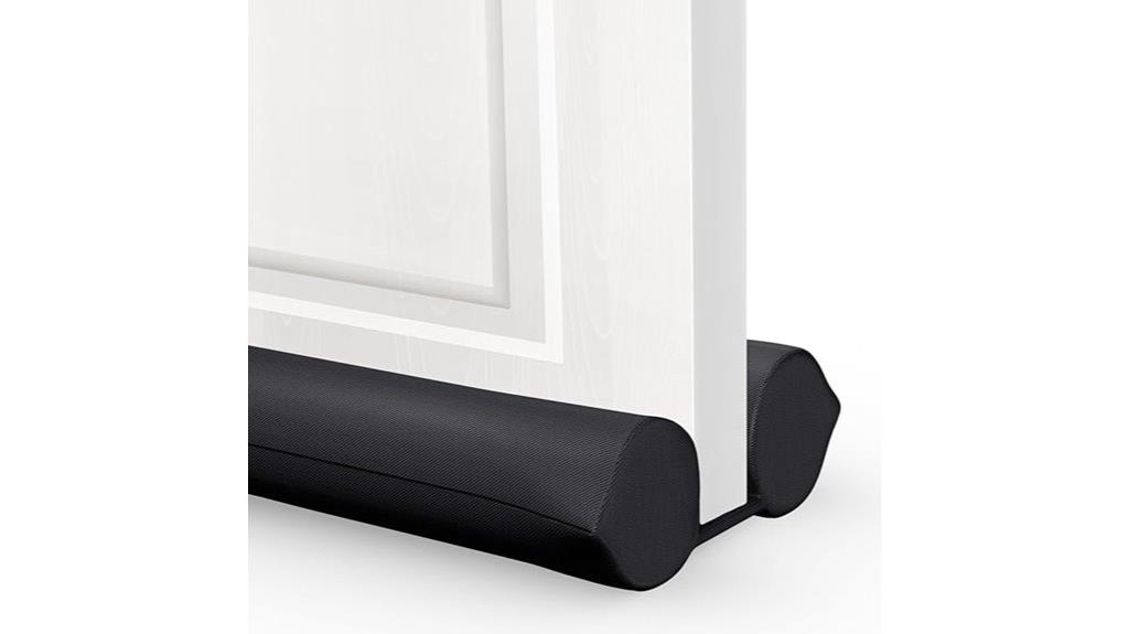 black door draft stopper