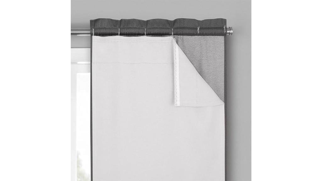 blackout thermal curtain set