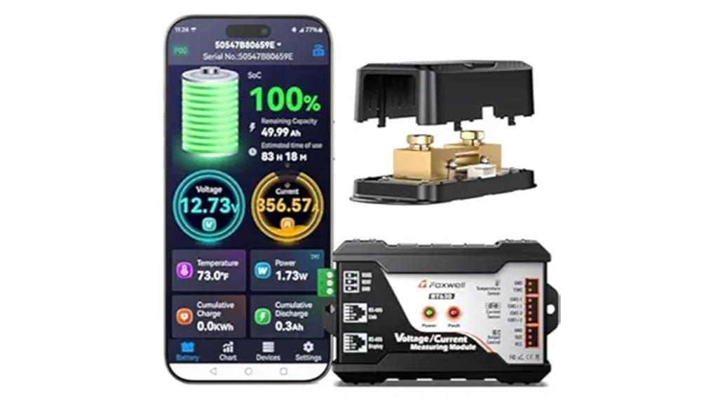 bluetooth enabled battery monitor
