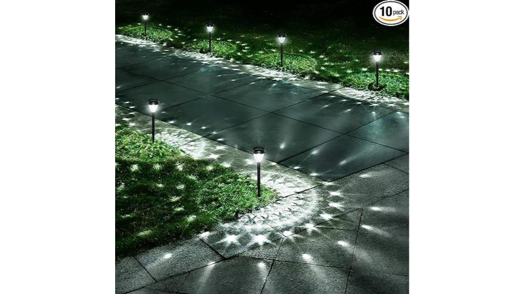 bright waterproof solar pathway lights