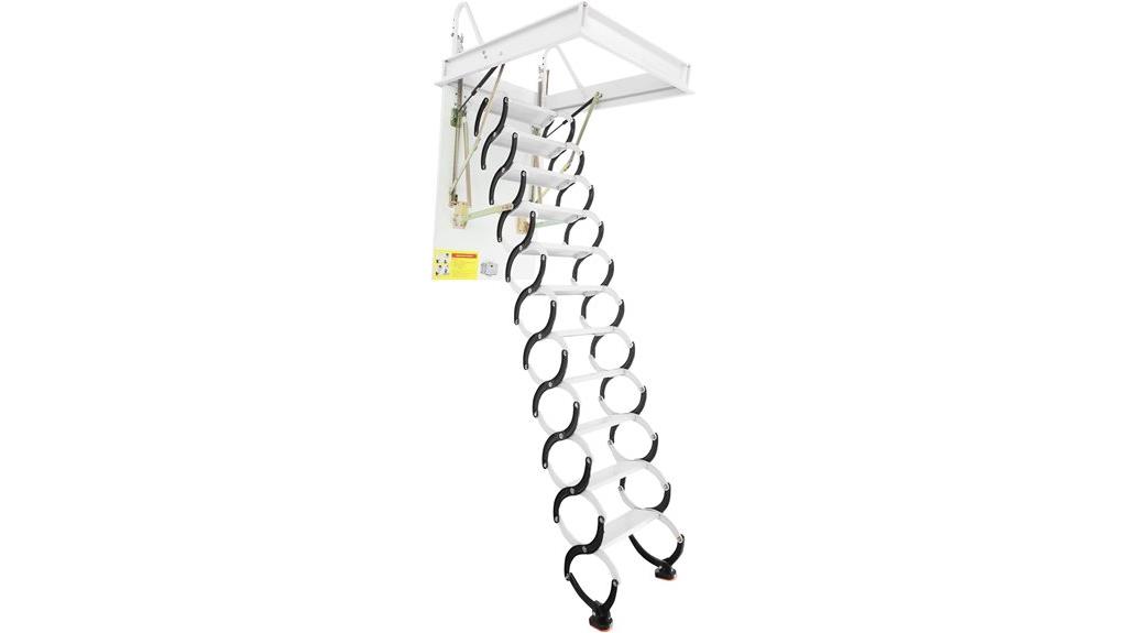 ceiling mounted attic ladder