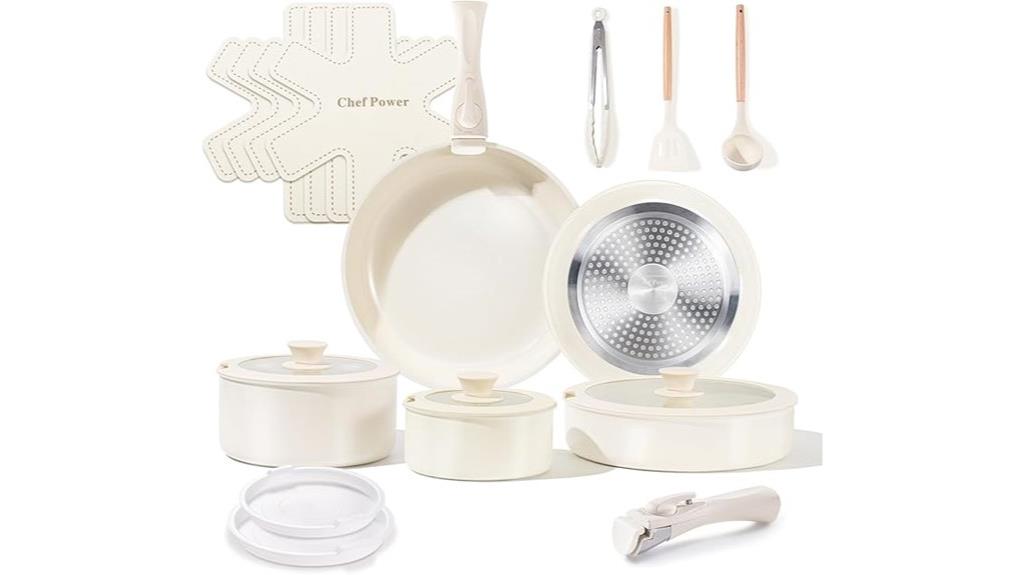 ceramic detachable handle set