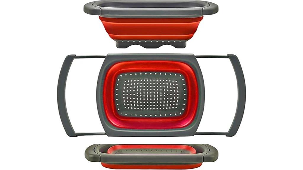 collapsible 6 quart sink strainer
