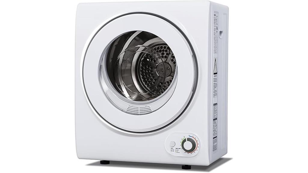 compact 850w clothes dryer