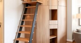 compact efficient ladder stairs