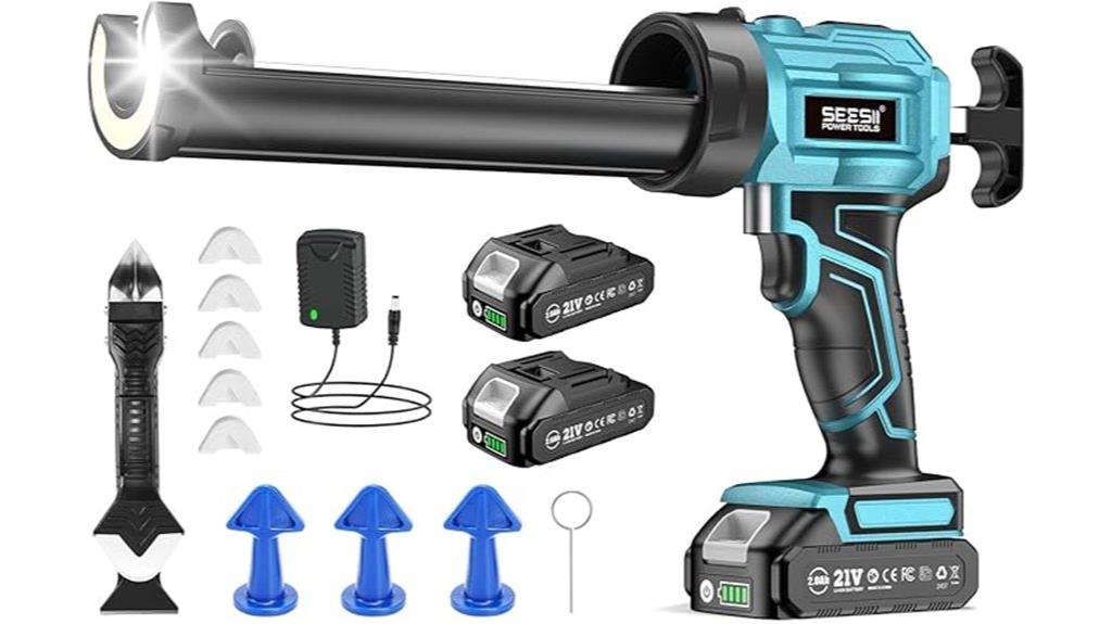 cordless caulking gun kit