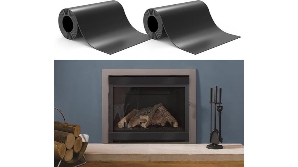 dual pack magnetic fireplace covers