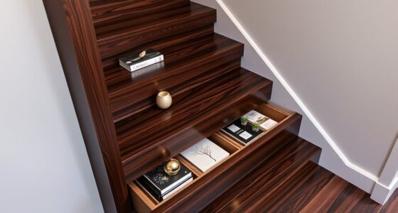 dual purpose staircase storage
