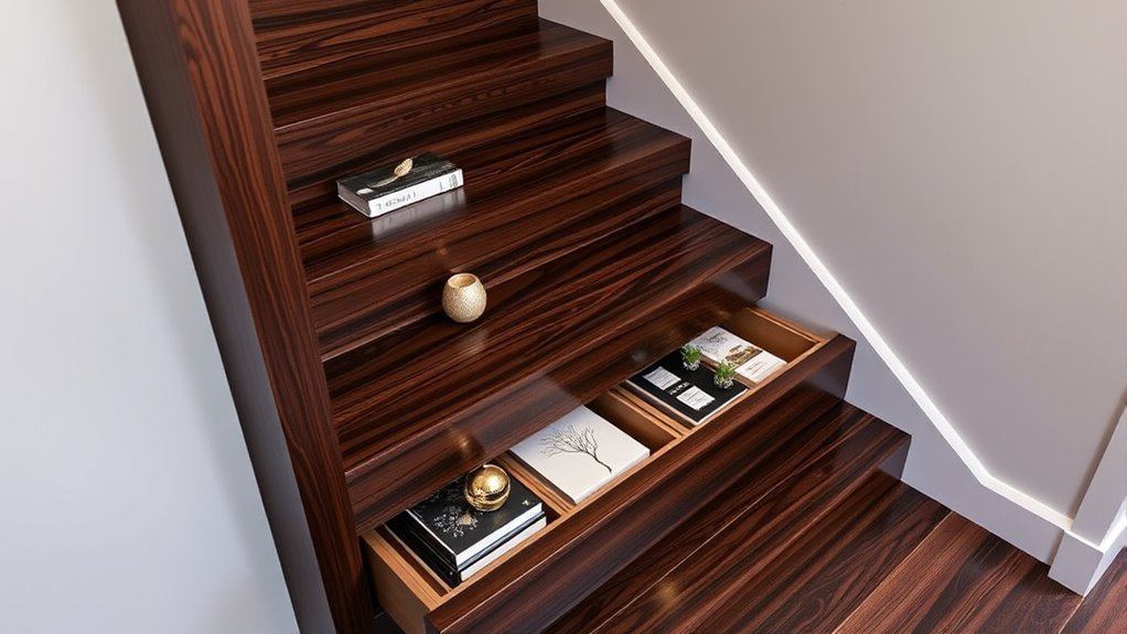 dual purpose staircase storage