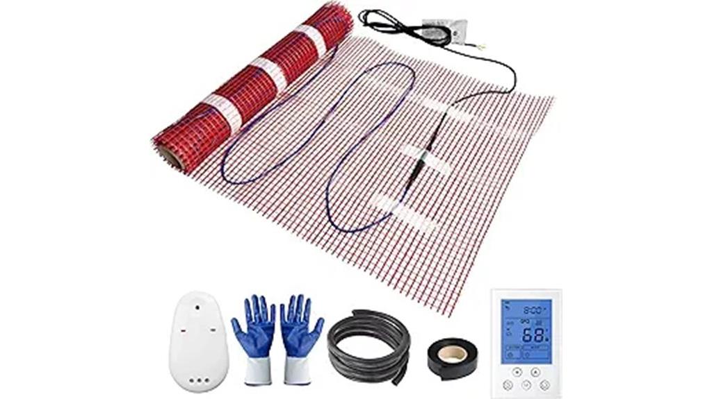electric floor heating 20 sq ft