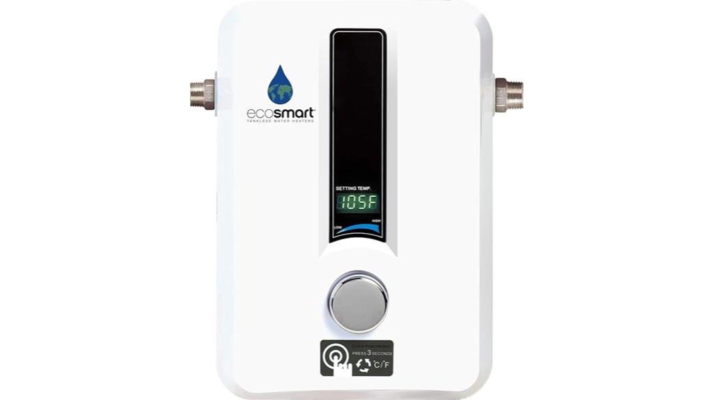 energy efficient compact water heater