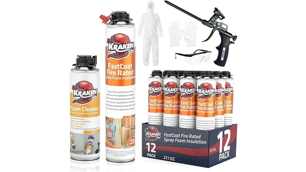 fire rated foam insulation kit