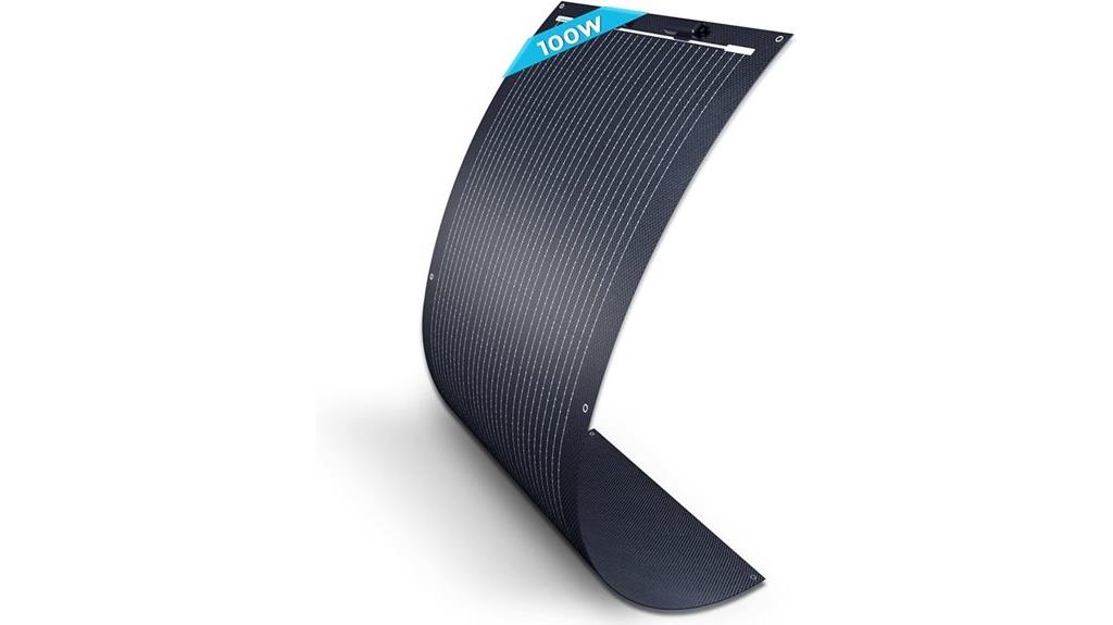 flexible 100w solar panel