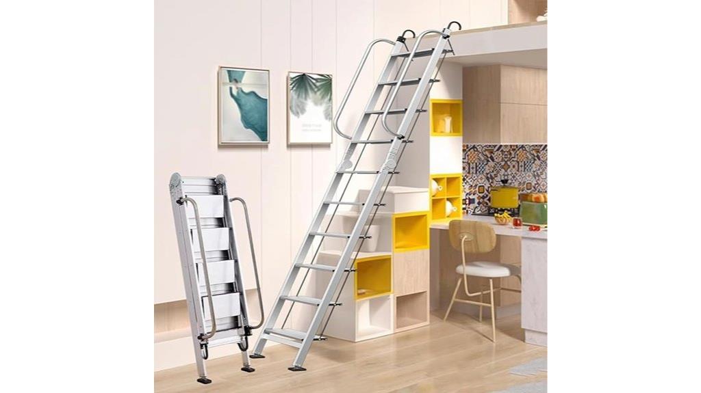 foldable bunk bed ladder