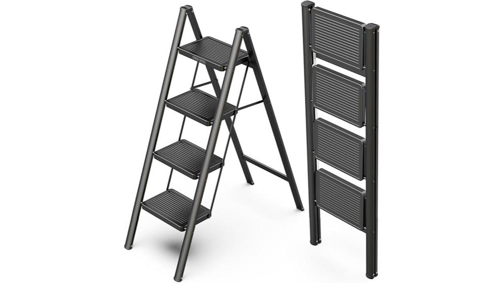 four step non slip ladder