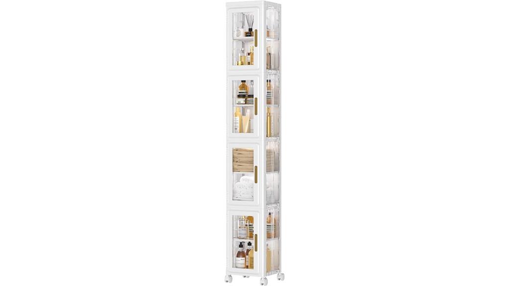 four tier lockable storage