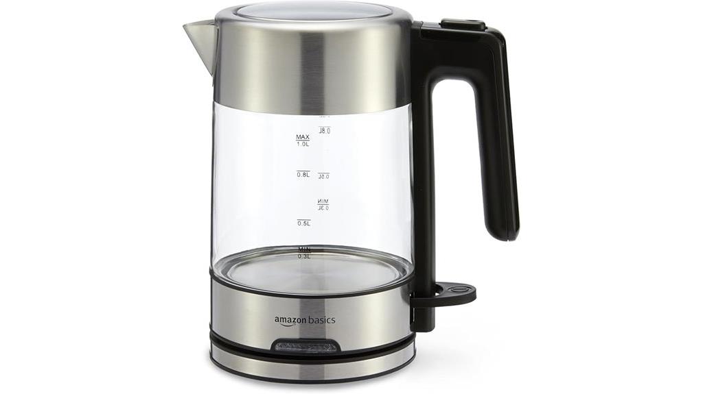 glass carafe electric kettle