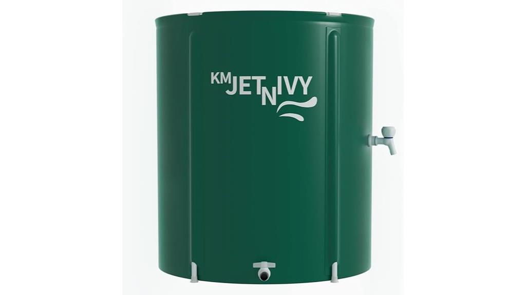 green 50 gallon collapsible tank