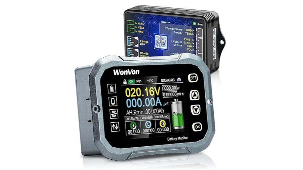 high capacity battery monitor