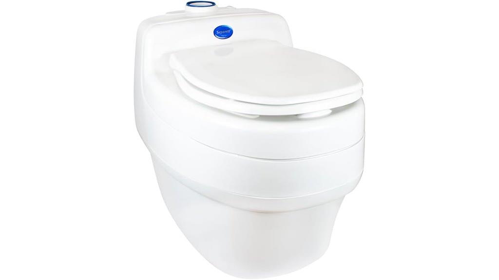 high capacity urine diverting compost toilet