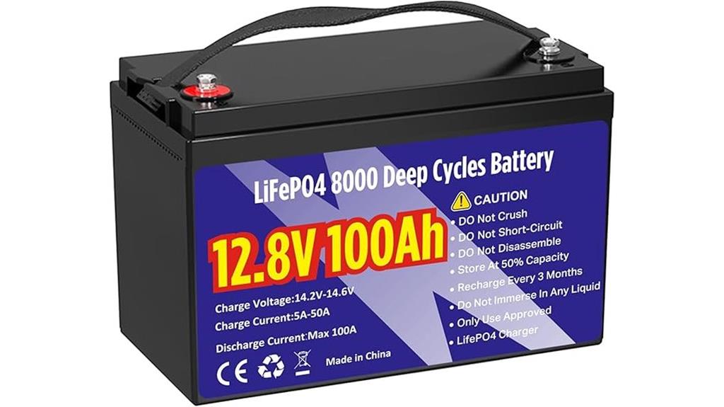 high capacity waterproof battery