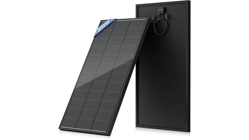 high efficiency solar panel