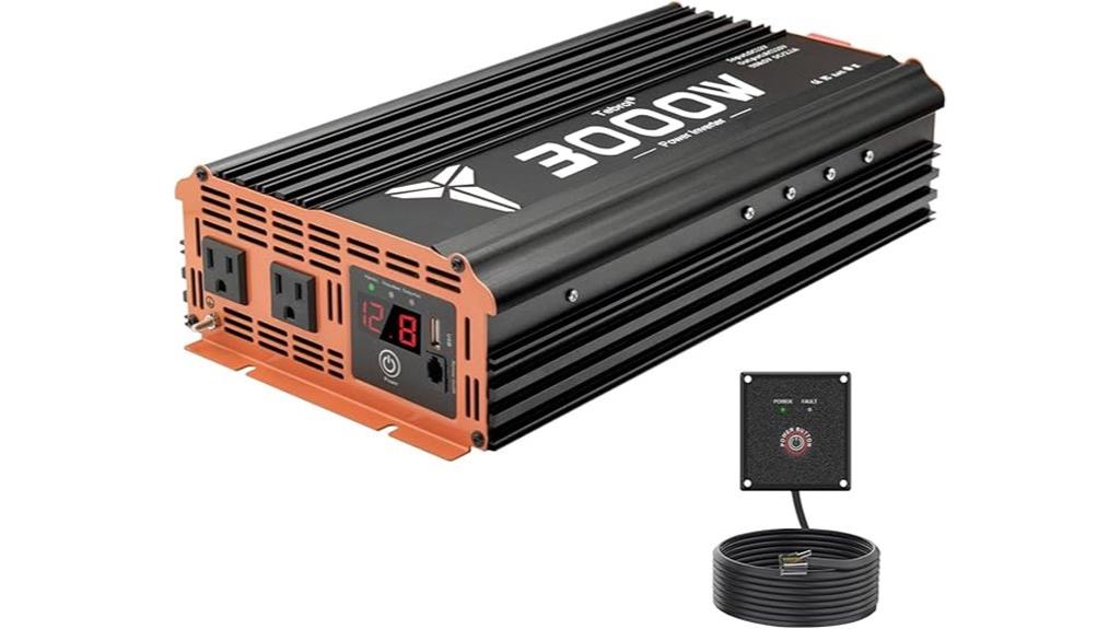 high power inverter with usb