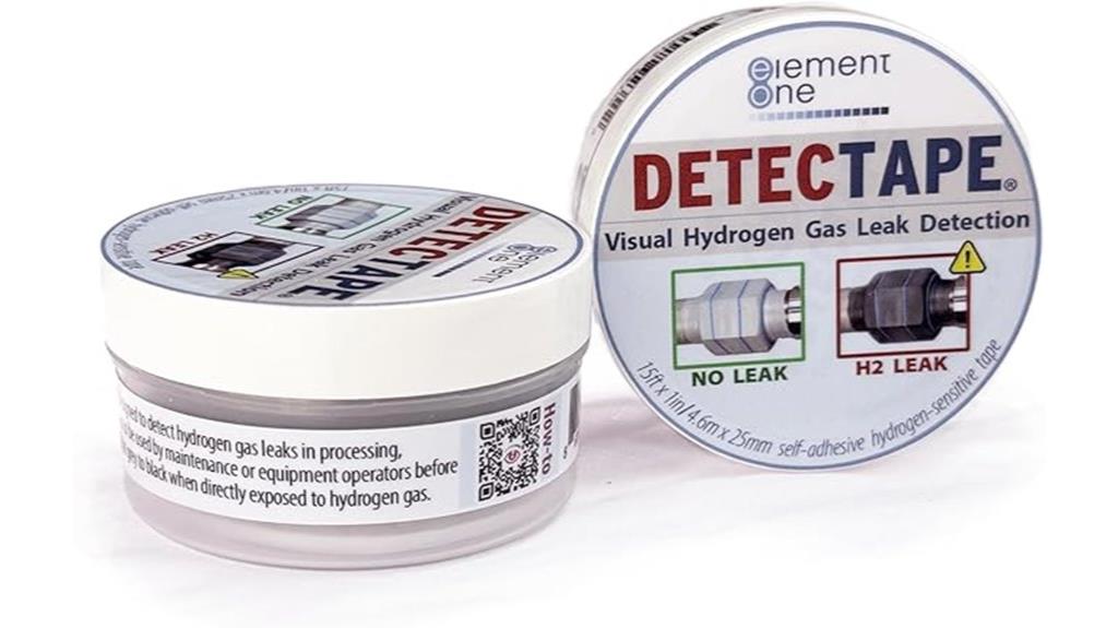 hydrogen leak detection tape
