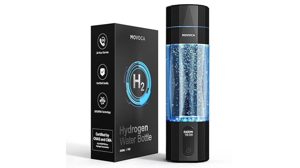 hydrogen water bottle upgrade