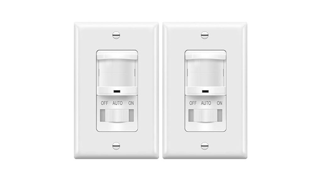 in wall motion light switch