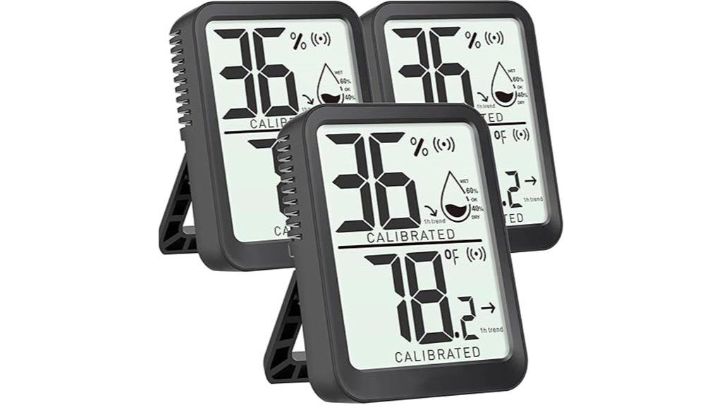 indoor temperature and humidity monitors