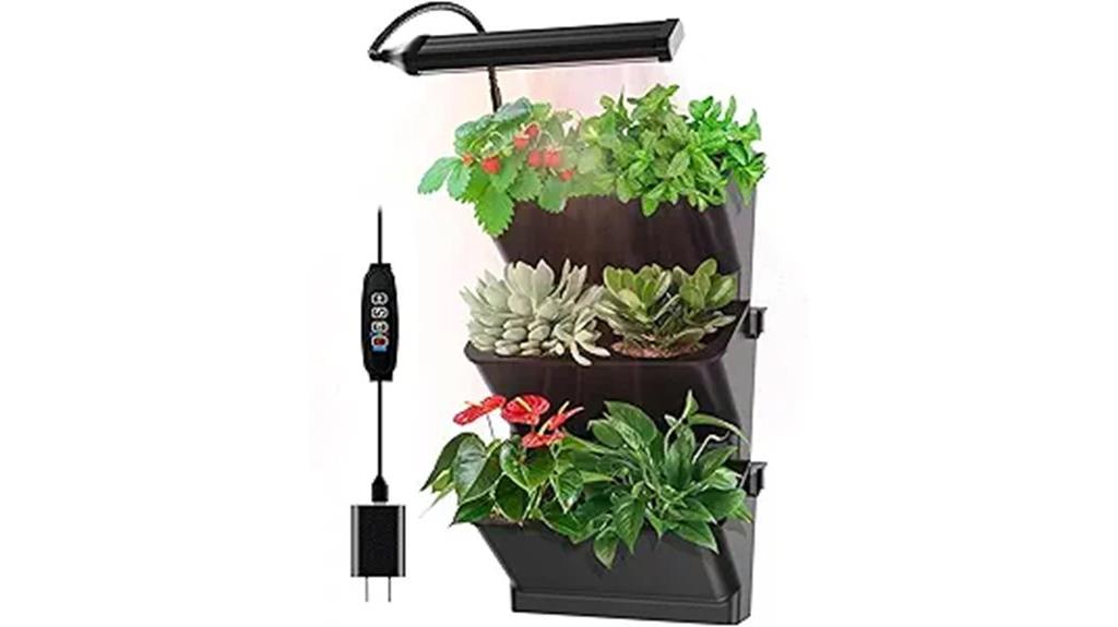 indoor wall planter system