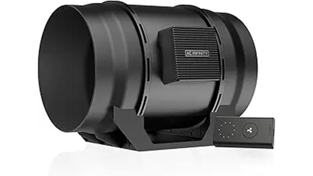 inline duct fan with controller