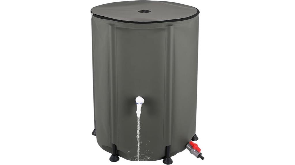 large collapsible rain barrel
