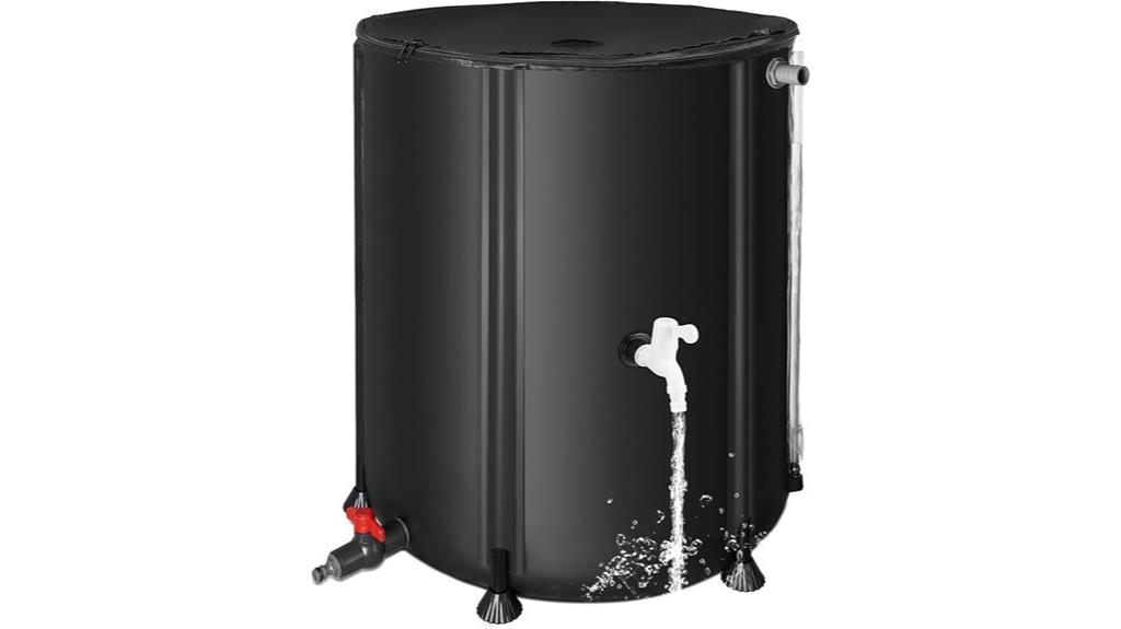 large collapsible rain barrel