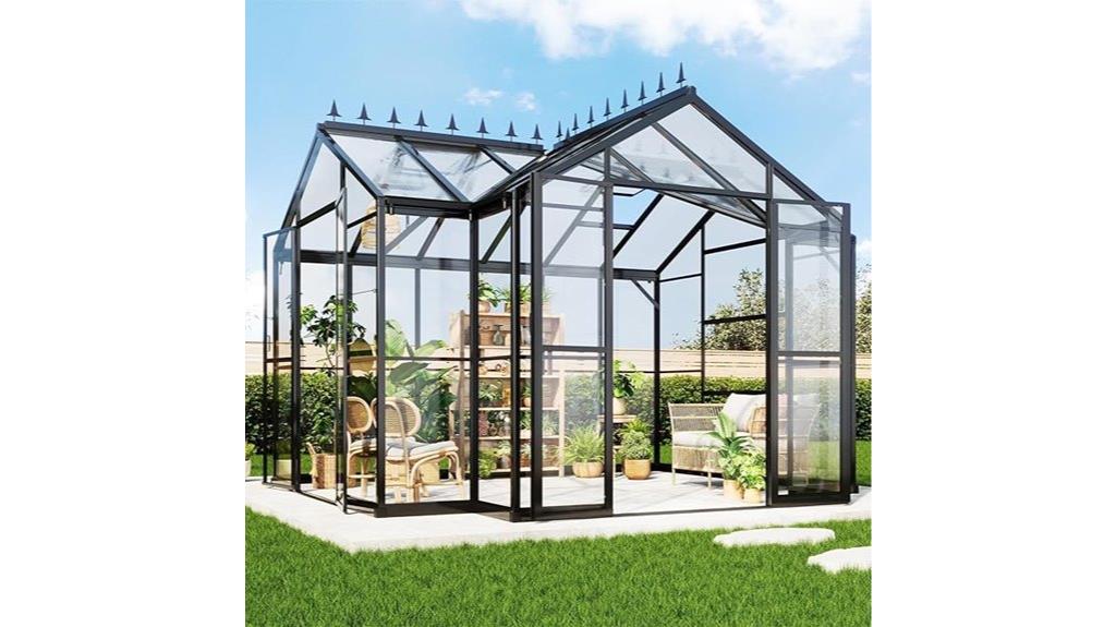 large polycarbonate greenhouse