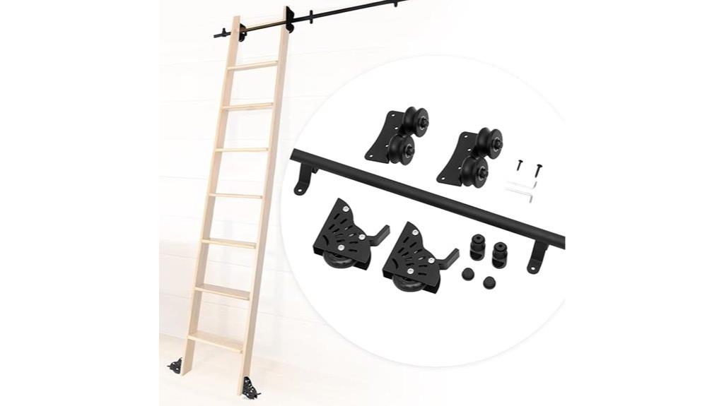 library ladder hardware kit