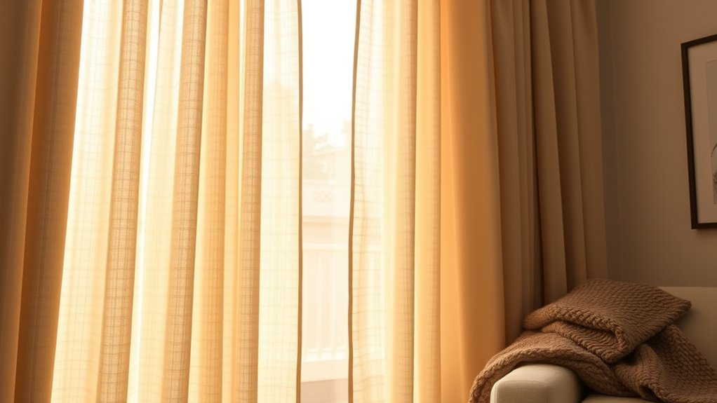 lightweight functional stylish curtains