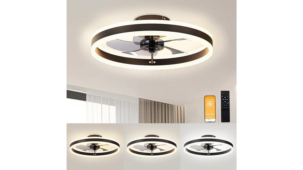 low profile ceiling fan