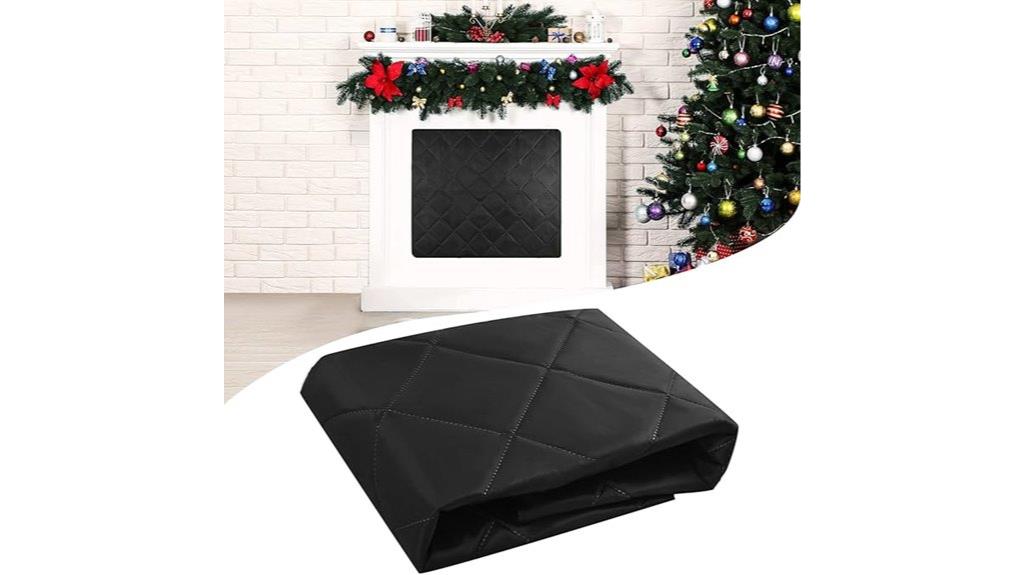 magnetic hook fireplace cover